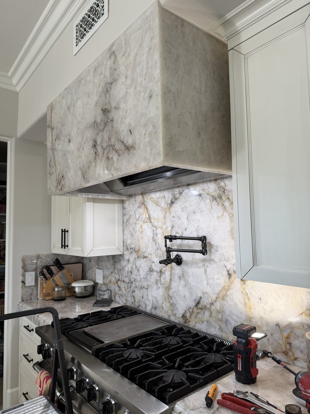 Range Hood Troubleshooting + Rewiring, after