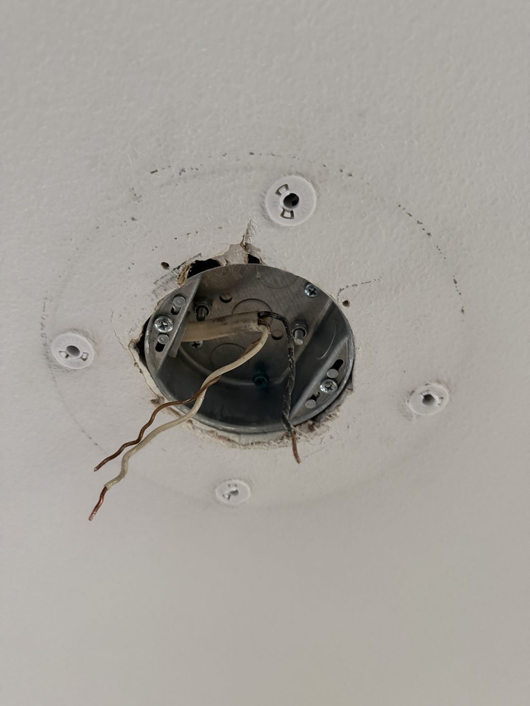 Fan-Rated Ceiling Box Upgrade, after