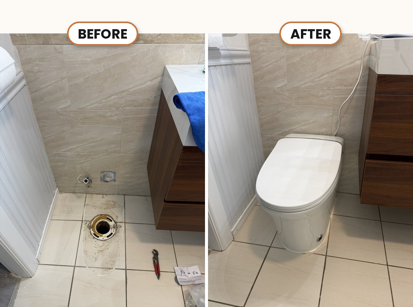 Smart Toilet Installation